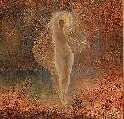 Atkinson Grimshaw Autumn oil painting on canvas